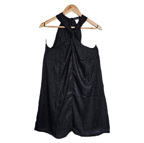 VENUS Cheetah Black Twist Halter Dress - Picture 1 of 11